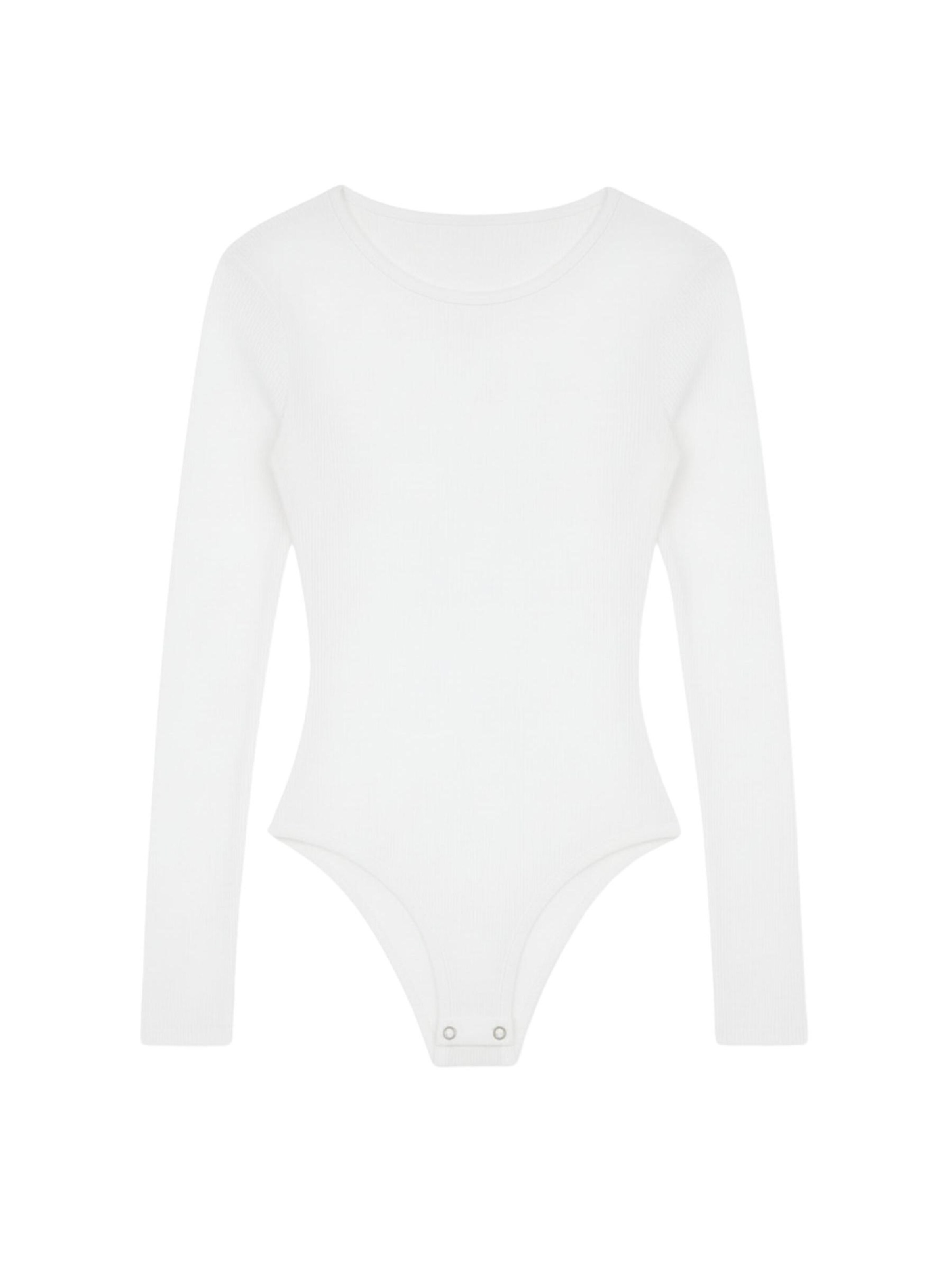 Body 'BASIC MAX Langarm Body Frauen 3er Pack' Maxte en blanc