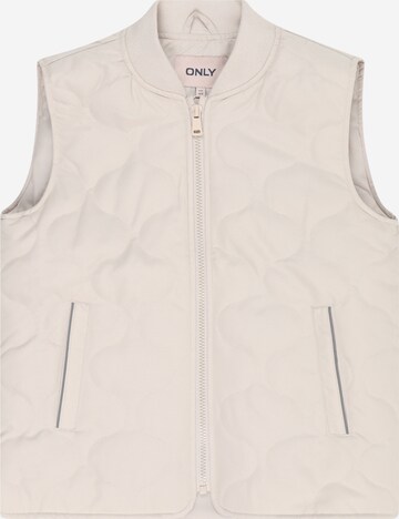 Gilet 'ANNA' di KIDS ONLY in grigio: frontale