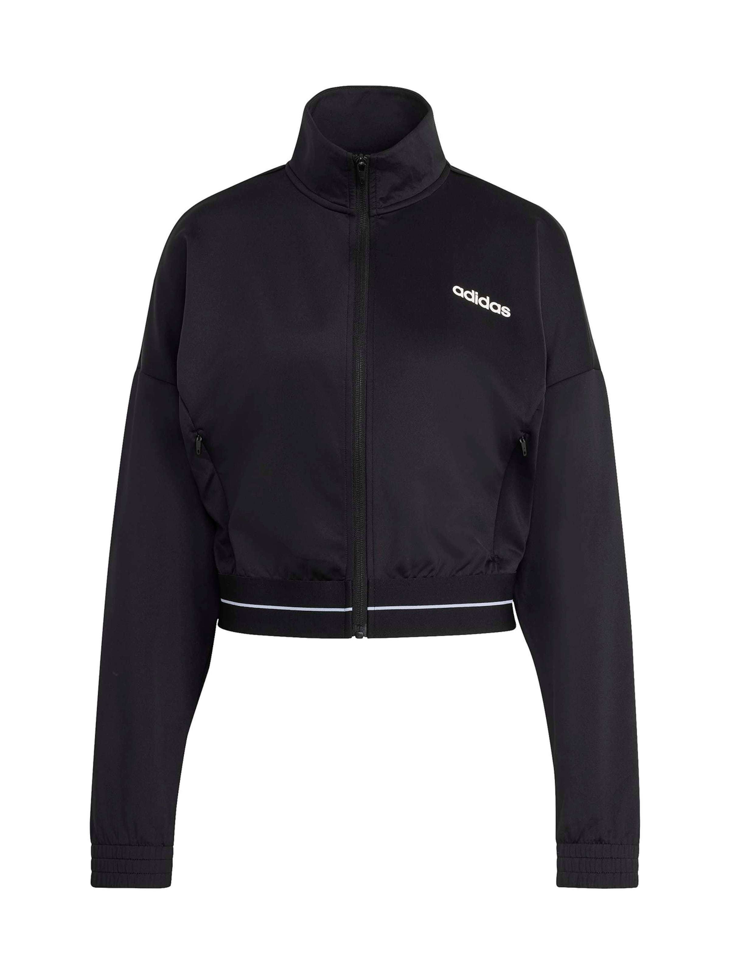 ADIDAS PERFORMANCE Sportsweatjacka 'HYG' i svart: framsida