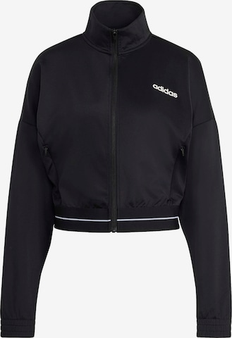 ADIDAS PERFORMANCE - Casaco de treino em moletão 'HYG' em preto: frente