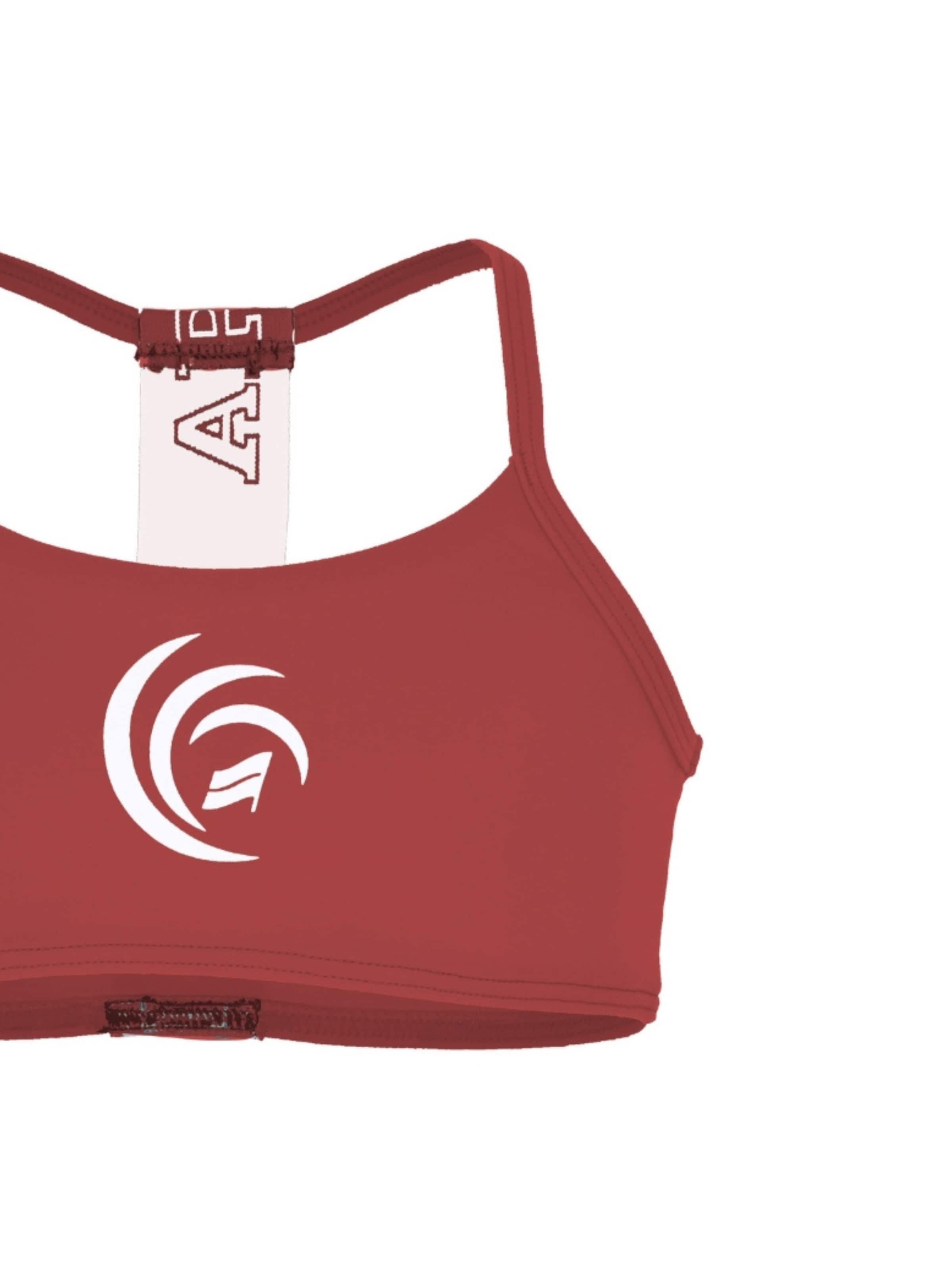 OLYMPIA Bustier Bikini i rød