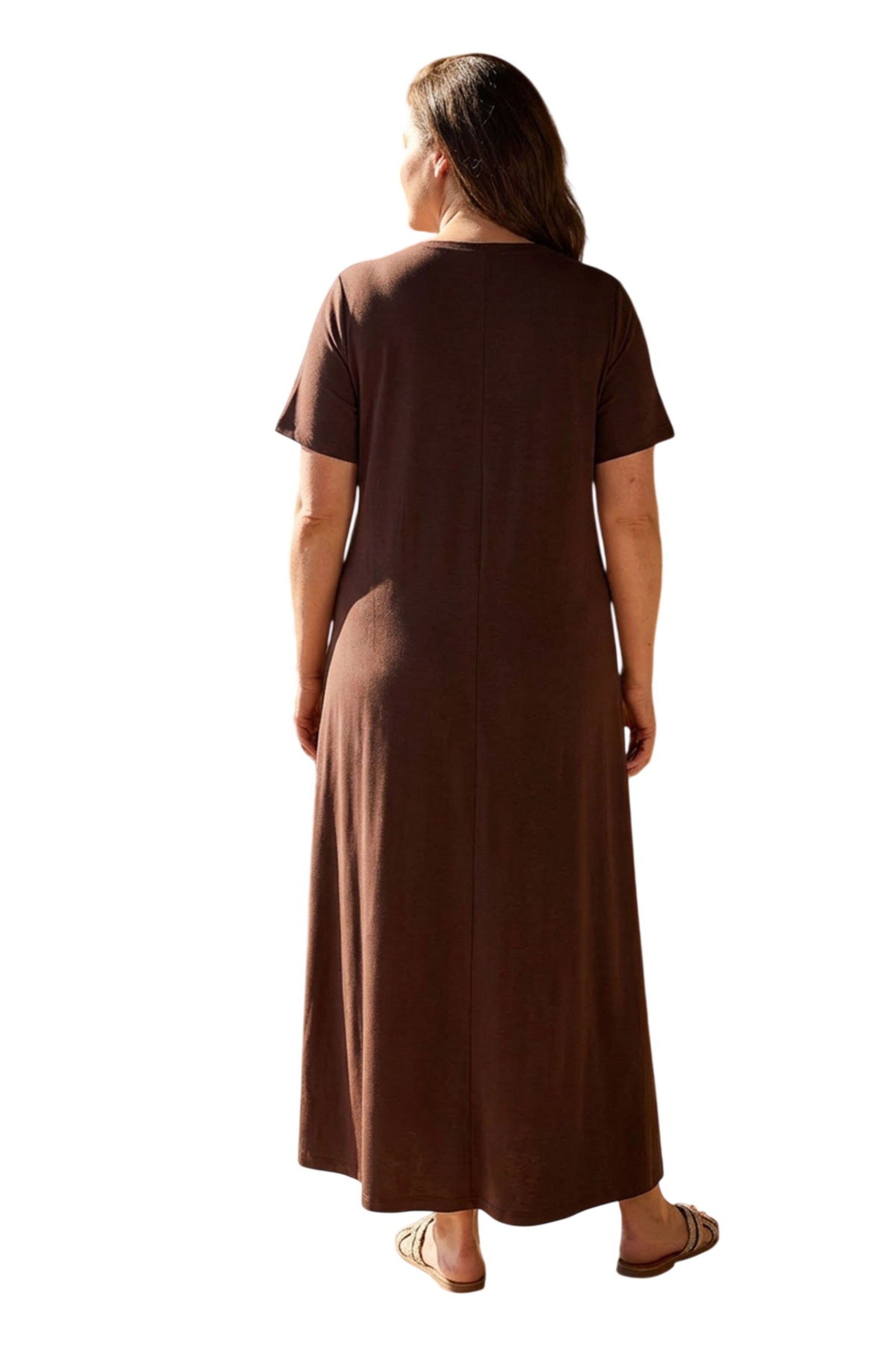 Stil Diva Jurk in Bruin