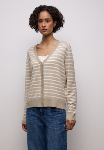 STREET ONE Strickjacke in Beige: Vorderseite