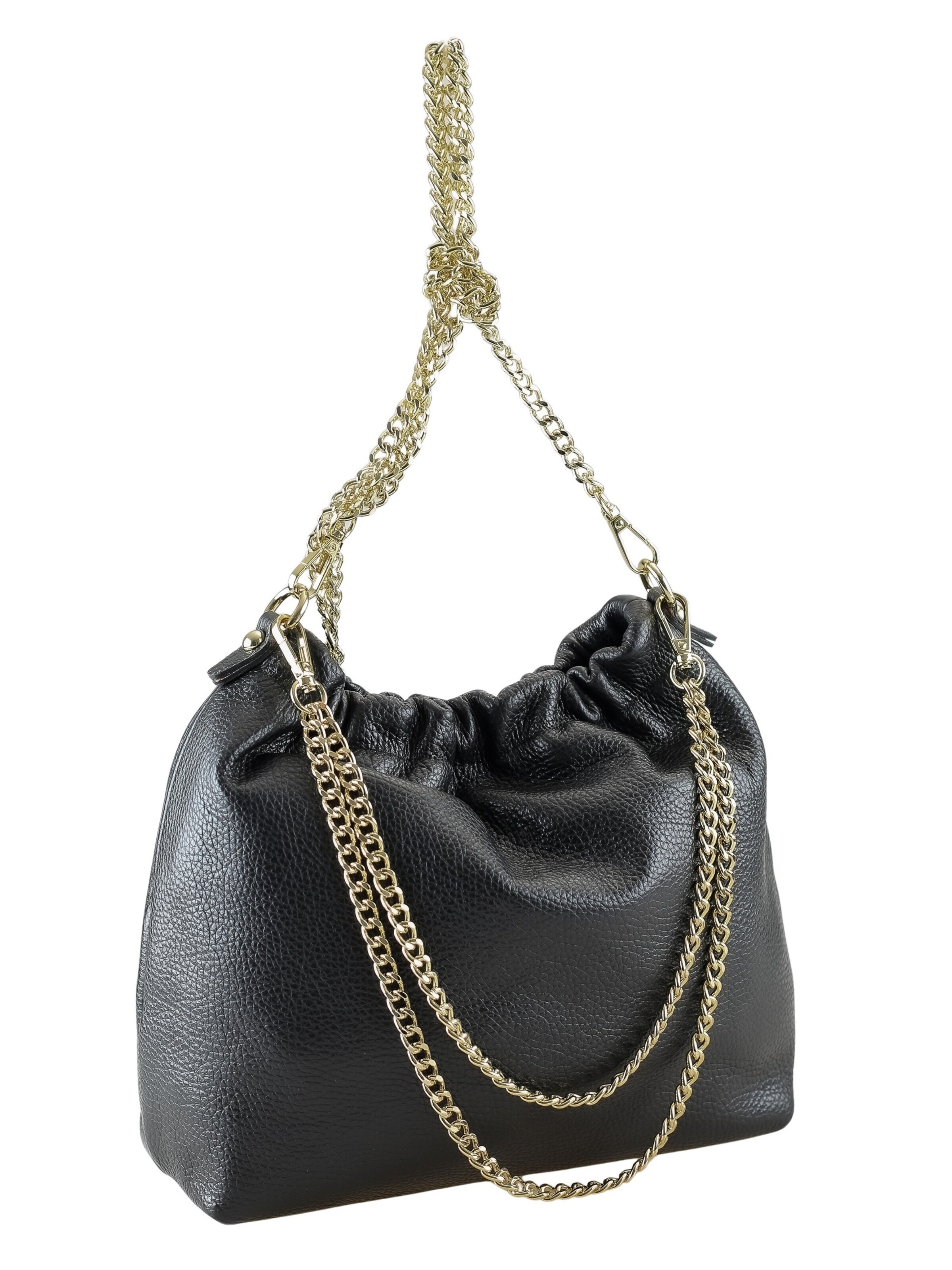 COLLEZIONE ALESSANDRO Crossbody Bag 'Chicca' in Black