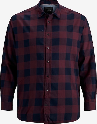 Jack & Jones Plus Camisa 'Gingham' en lila / negro, Vista del producto