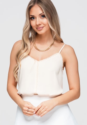Ombre Top in Beige