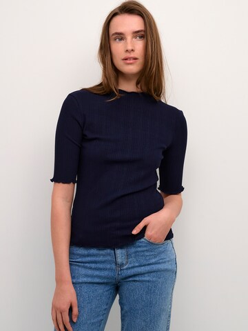 KAREN BY SIMONSEN Shirt 'Candace' in Blauw: voorkant