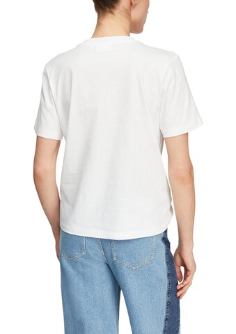 T-shirt COMMA en blanc