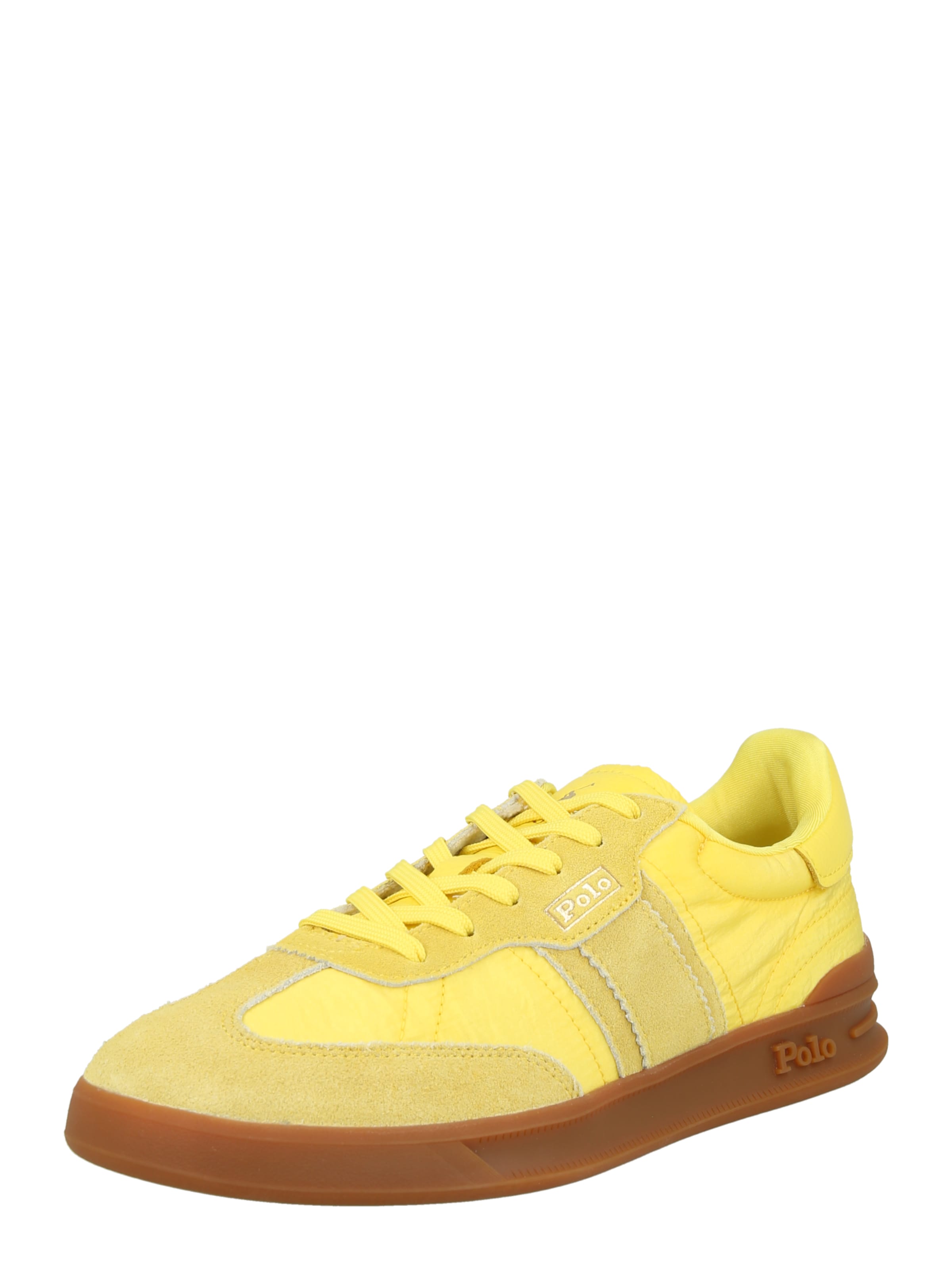 Sneaker bassa 'Heritage Aera' di Polo Ralph Lauren in giallo: frontale