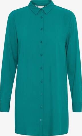 Camicia da donna 'Main' di ICHI in verde: frontale