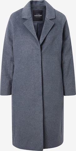 Ulla Popken Tussenmantel in Grijs: voorkant