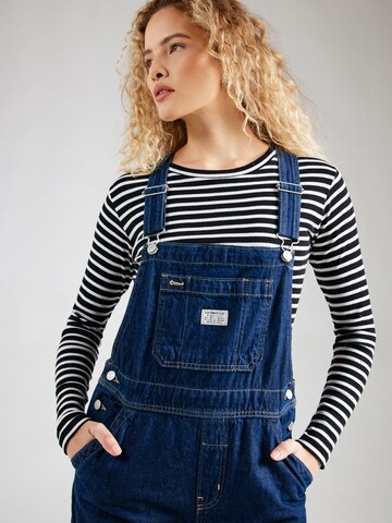 LEVI'S ® Широкий Джинсовый комбинезон в Синий