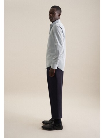 Coupe regular Chemise business ' Shaped ' SEIDENSTICKER en bleu