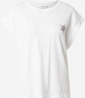 s.Oliver Shirt in Weiß: Vorderseite