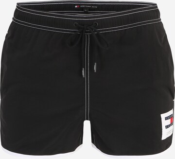 Tommy Jeans Zwemshorts 'RUNNER' in Zwart: voorkant