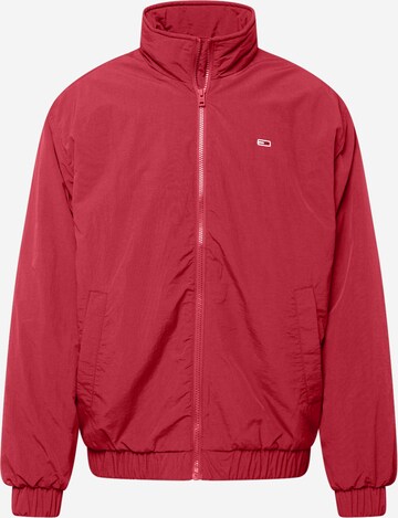 Veste mi-saison Tommy Jeans en rouge : devant