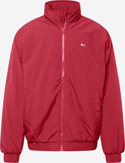 Tommy Jeans Veste mi-saison en bleu marine / rouge cerise / blanc, Vue avec produit