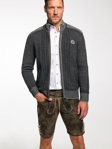 Vestes en maille 'Erato' SPIETH & WENSKY en gris : devant