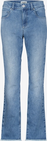 Angels Boot cut Jeans 'Leni Slit Fringe' in Blue: front