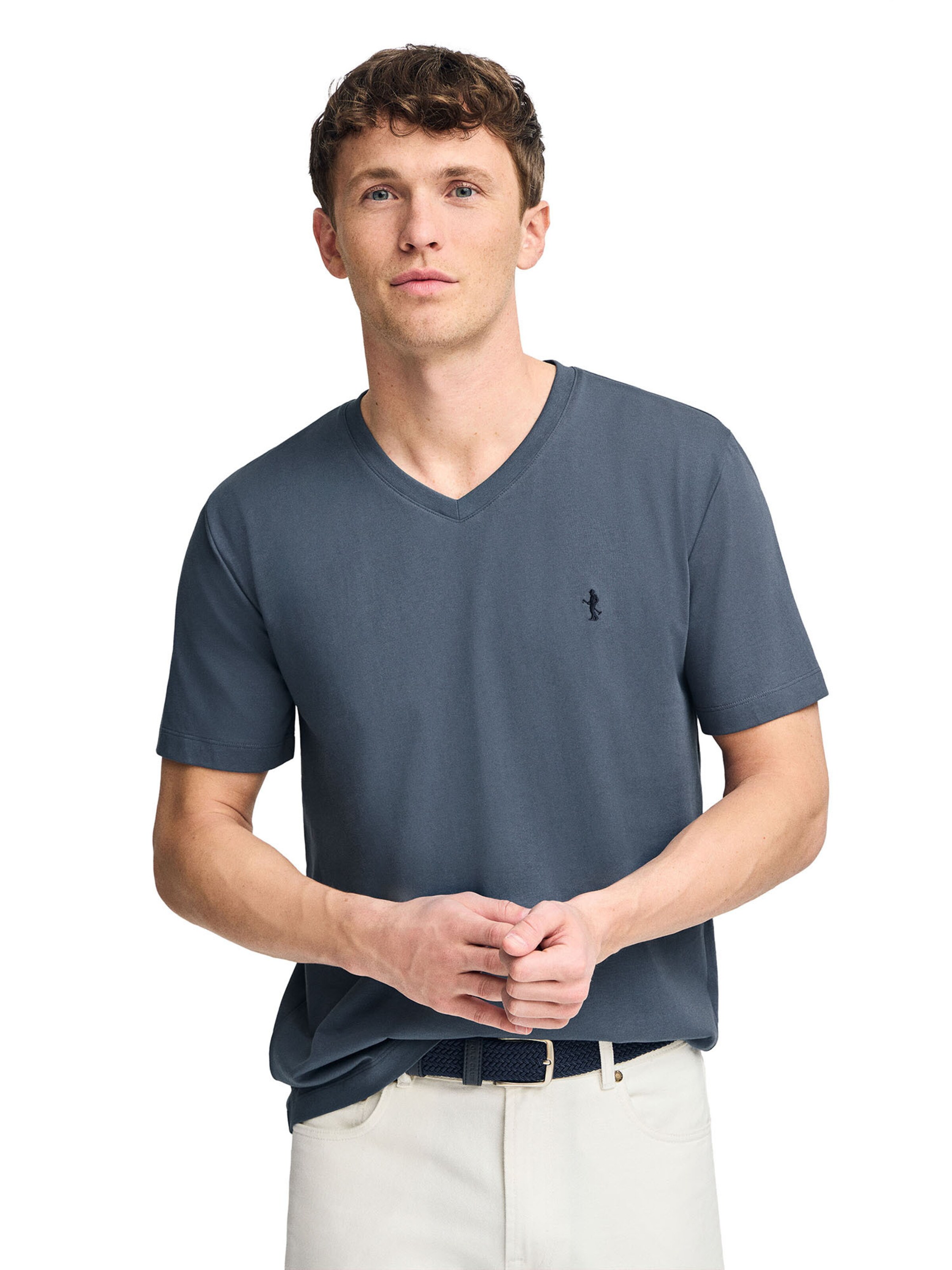 Polo Club Shirt in Blue: front