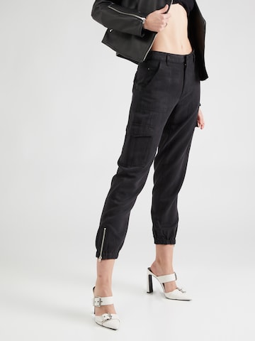 Effilé Pantalon cargo 'BOWIE' GUESS en noir