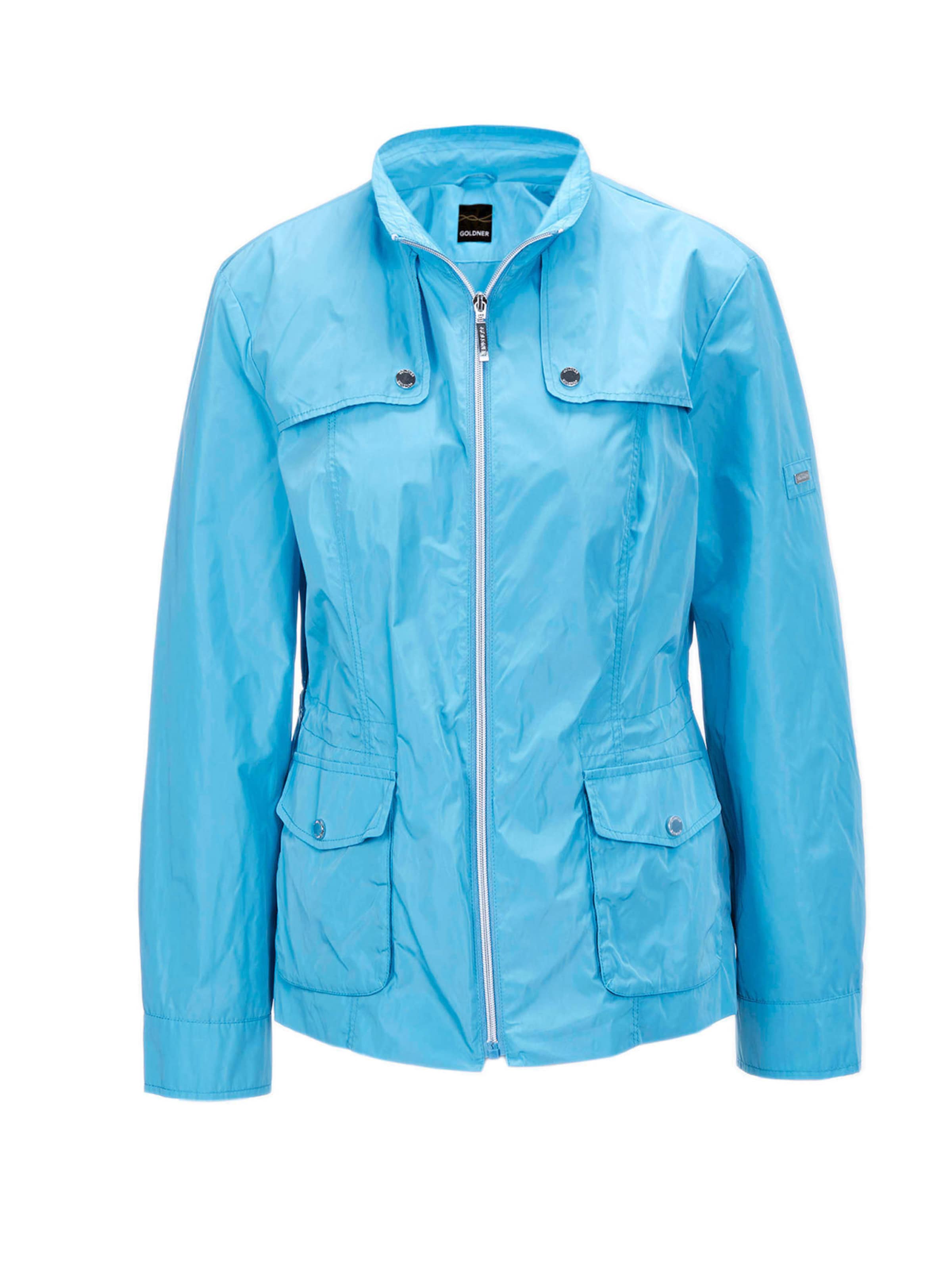 Goldner Tussenjas in Blauw: voorkant