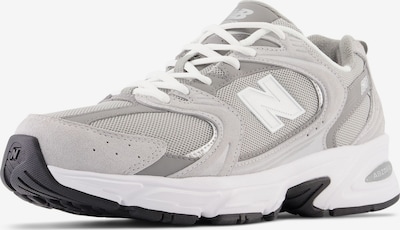 Sneaker bassa '530' new balance di colore grigio / grigio chiaro / nero, Visualizzazione prodotti