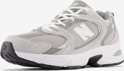 new balance Baskets basses '530' en gris / gris clair / noir, Vue avec produit