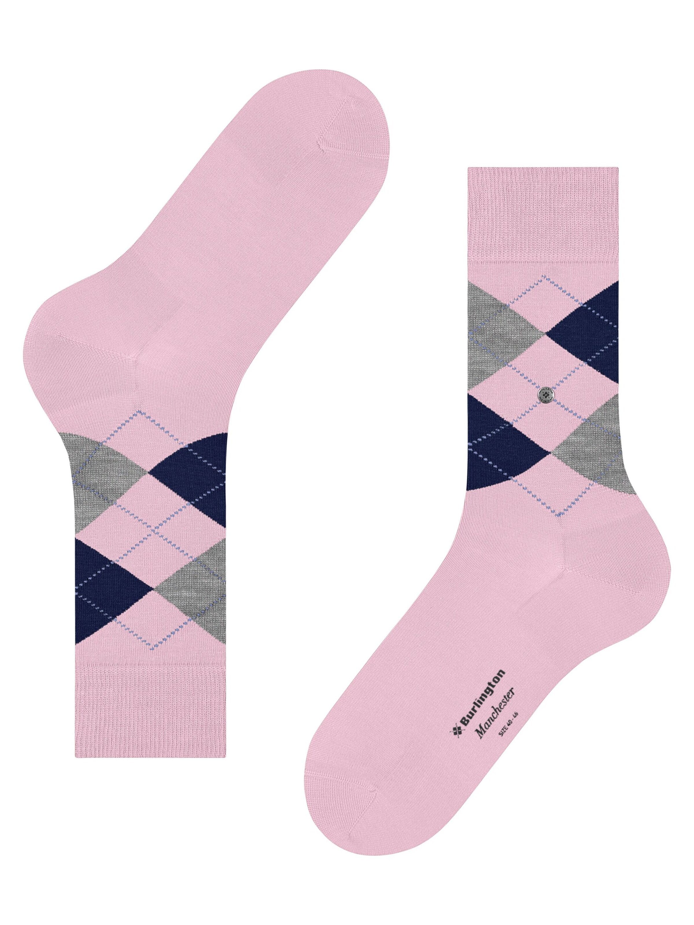BURLINGTON Socks 'Manchester' in Pink