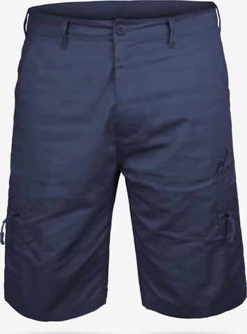 Regular Pantalon outdoor 'Valley' normani en bleu : devant