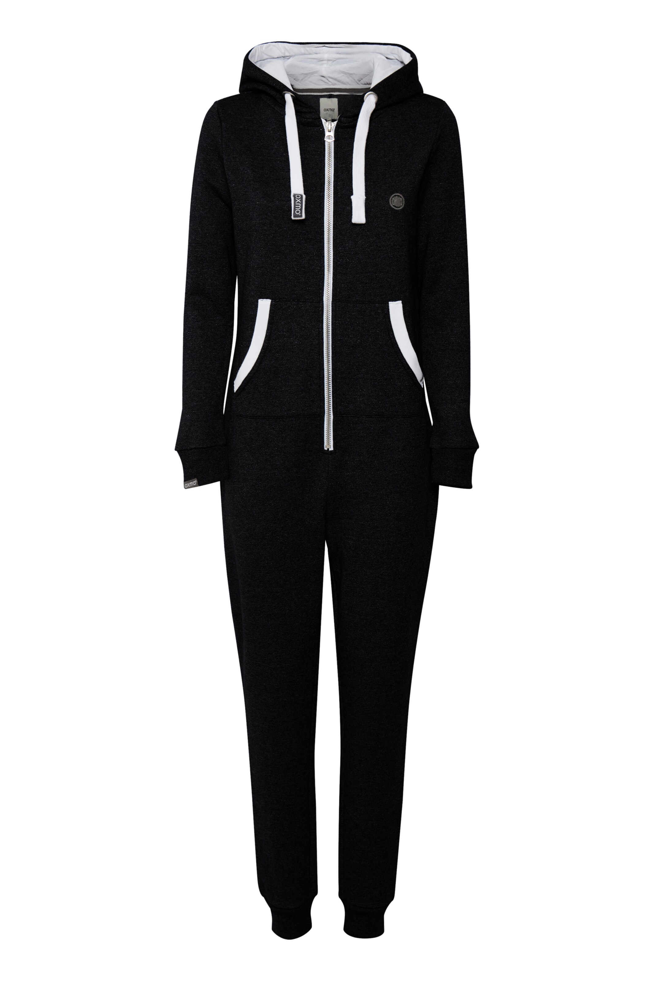 Oxmo - Traje para estar en casa 'Nesie' en negro: frente