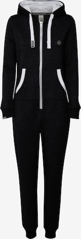 Oxmo - Traje para estar en casa 'Nesie' en negro: frente