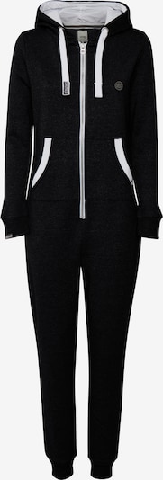 Oxmo Jogginganzug 'Nesie' in schwarz / silber / weiß, Produktansicht