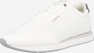 Baskets basses 'RETRO' Calvin Klein en blanc : devant