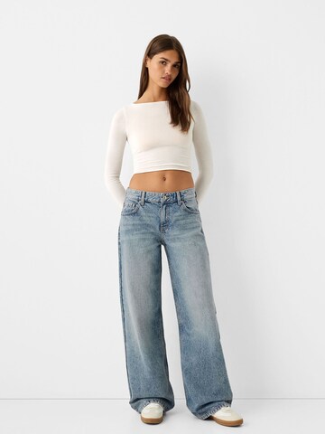 Bershka Bő szár Farmer - kék