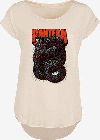 F4NT4STIC Shirt 'Pantera Venomous Snake' in Beige: front