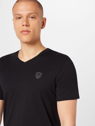 EA7 Emporio Armani - Camiseta en negro