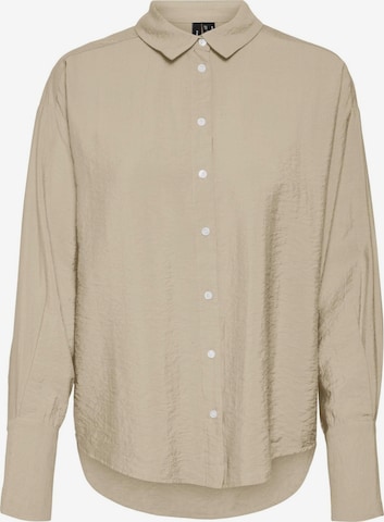 Chemisier '10289934' VERO MODA en beige : devant