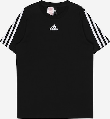 ADIDAS SPORTSWEAR Performance Shirt 'Future Icons 3-Stripes' in Black: front