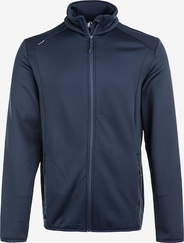 Whistler Athletic Fleece Jacket 'FRED' in Blue: front