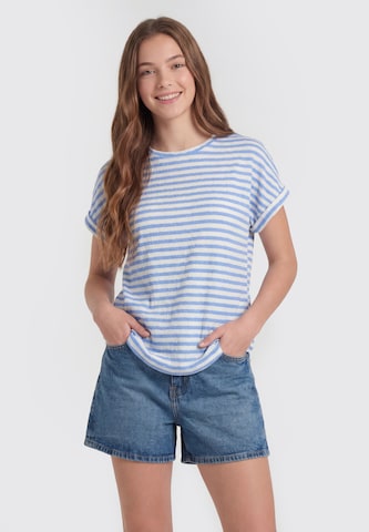 MYMO Blouse in Blue: front