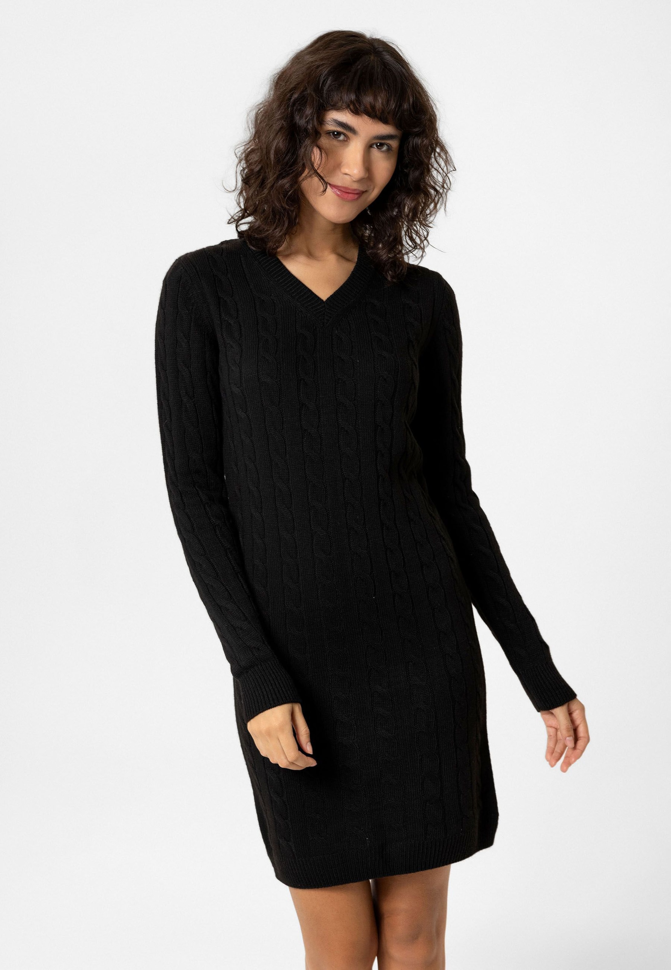 Moxx Paris Knitwear Dress in Schwarz