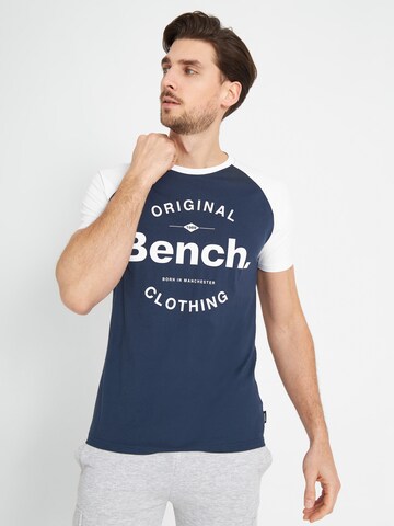 BENCH T-Shirt 'Hazza' in Blau: predná strana