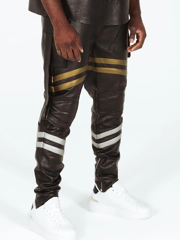 Coupe slim Pantalon cargo Vibranyum en noir