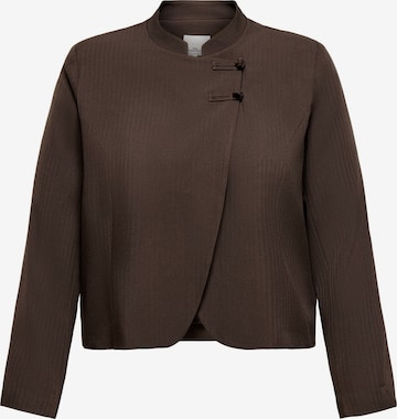 ONLY Carmakoma Blazer 'CARMania' in Braun: Vorderseite