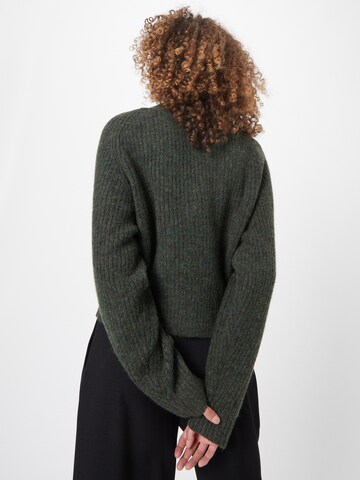 WEEKDAY Knit Cardigan in Green