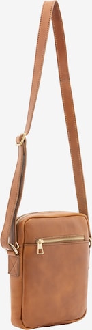 Viola Castellani Umhängetasche in Braun: Vorderseite