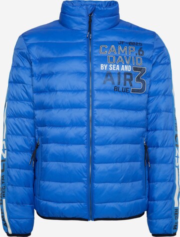 CAMP DAVID Steppjacke in Blau: predná strana