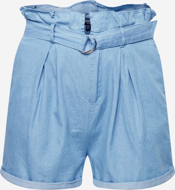 Missguided Plus Regular Панталон в синьо: отпред