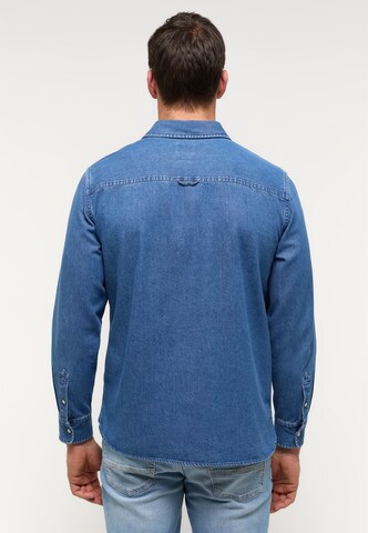 MUSTANG Comfort Fit Hemd in Blau